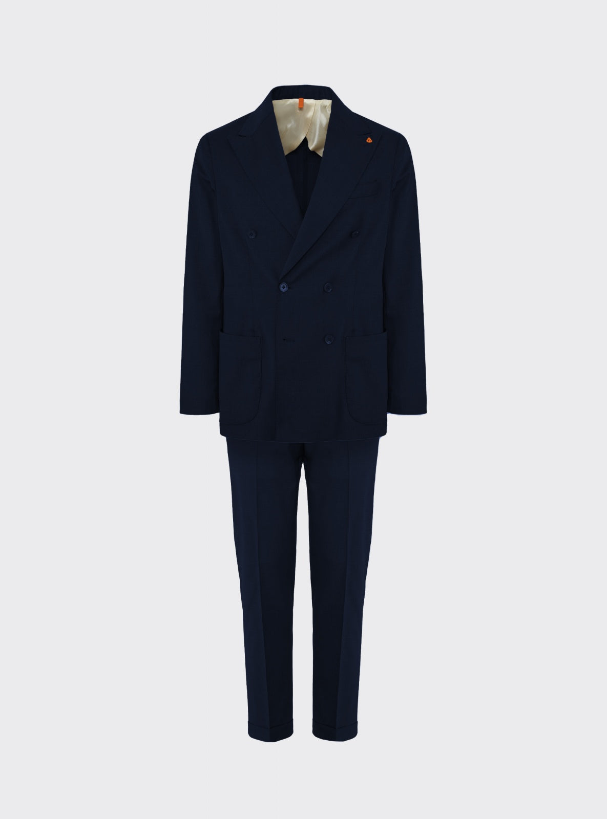 Tropea Double-Breasted Suit Blue – Scarano Napoli #Colour_Blue
