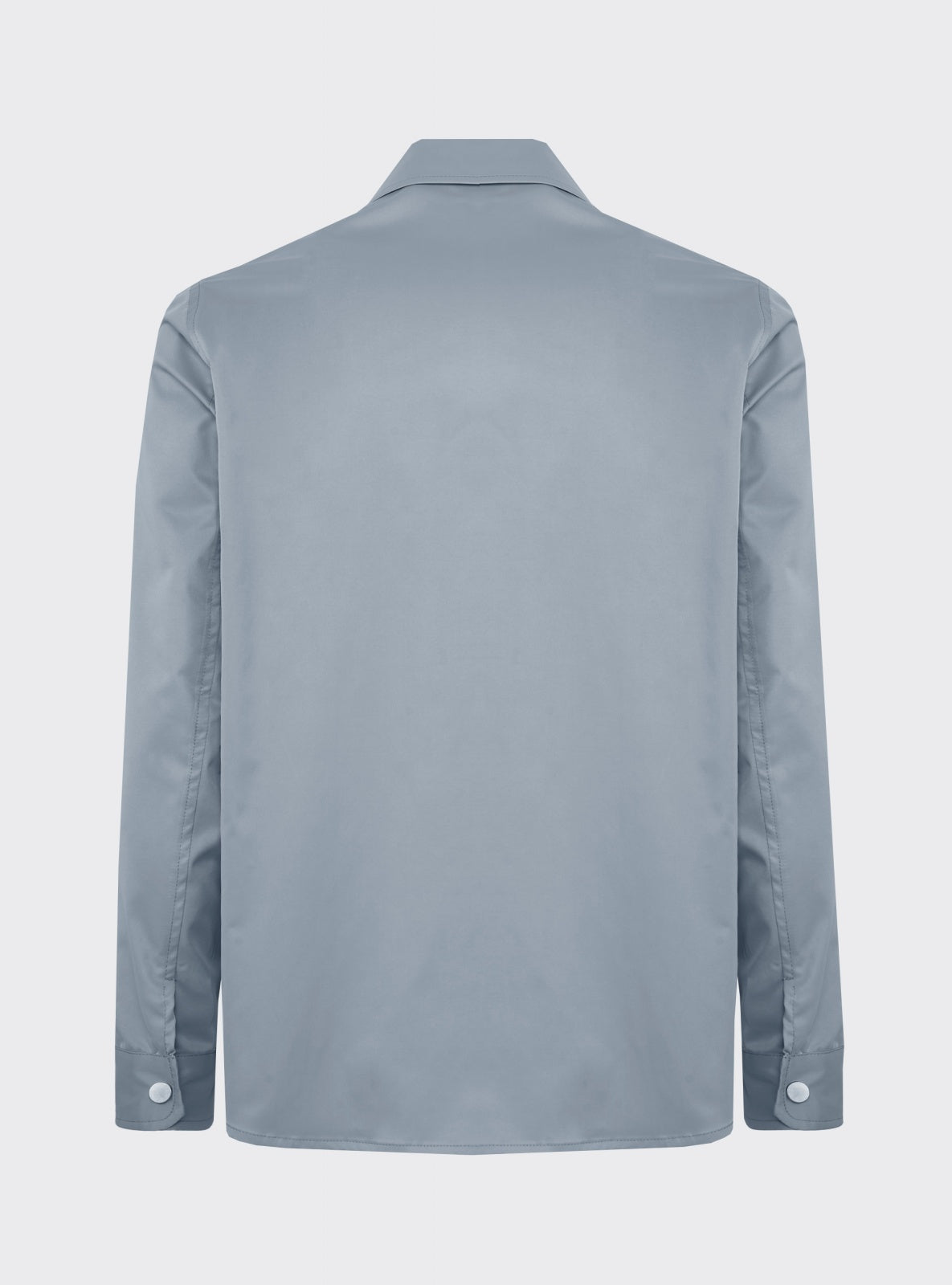 Sobrecamisa Técnica Davide Gris – detalle – Scarano Napoli #Color_Gris