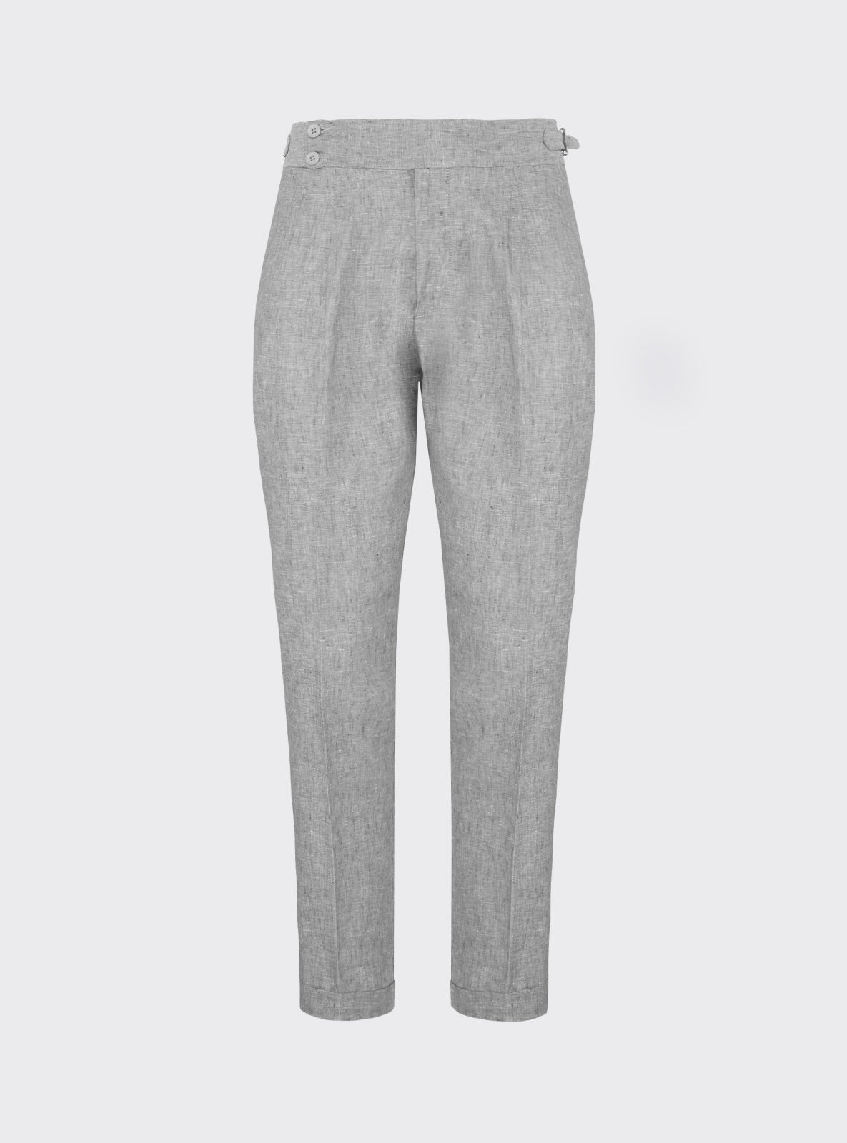 Pantalón Sastre de Lino Gris – Scarano Napoli #Color_Gris