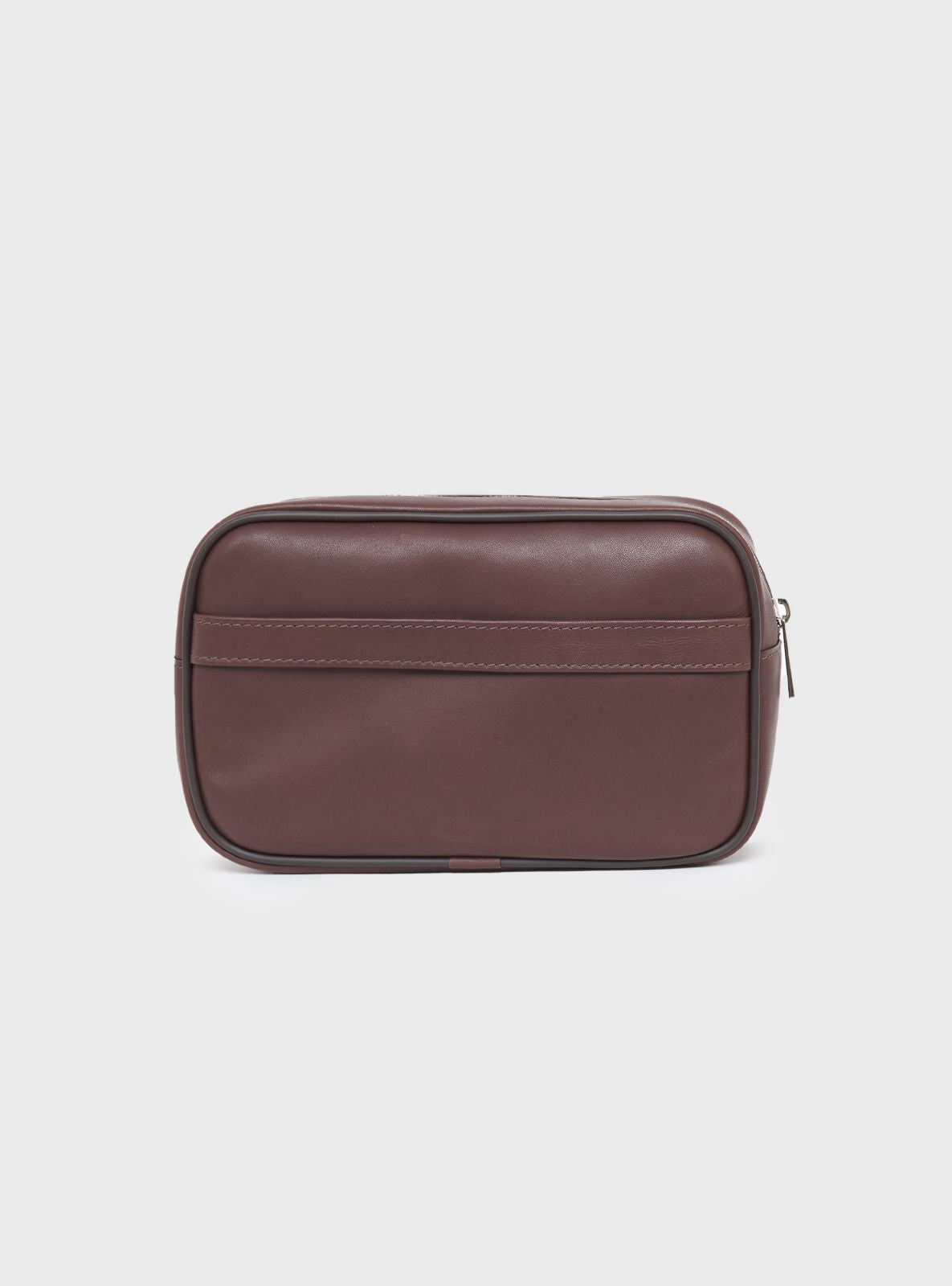 Pochette uomo in pelle moro, dettaglio – Scarano Napoli