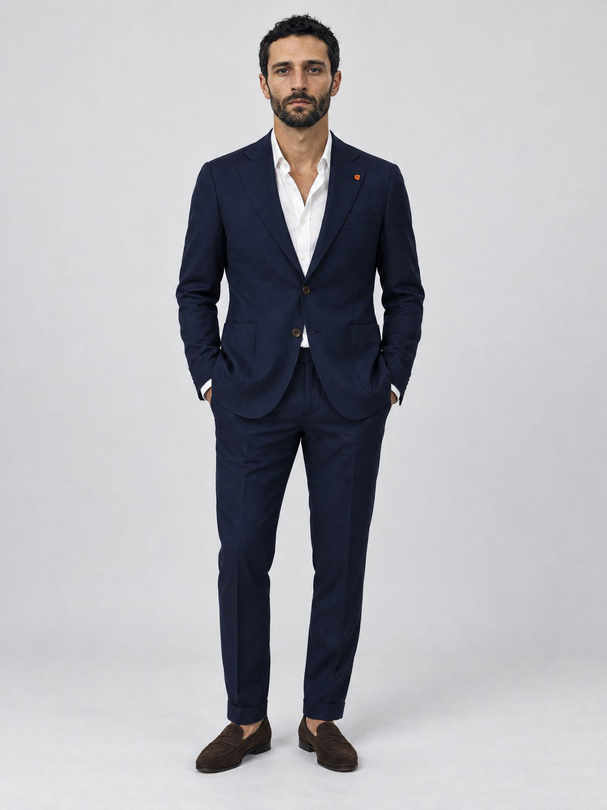 Marco wears Trapani Suit Blue – Scarano Napoli #Colour_Blue