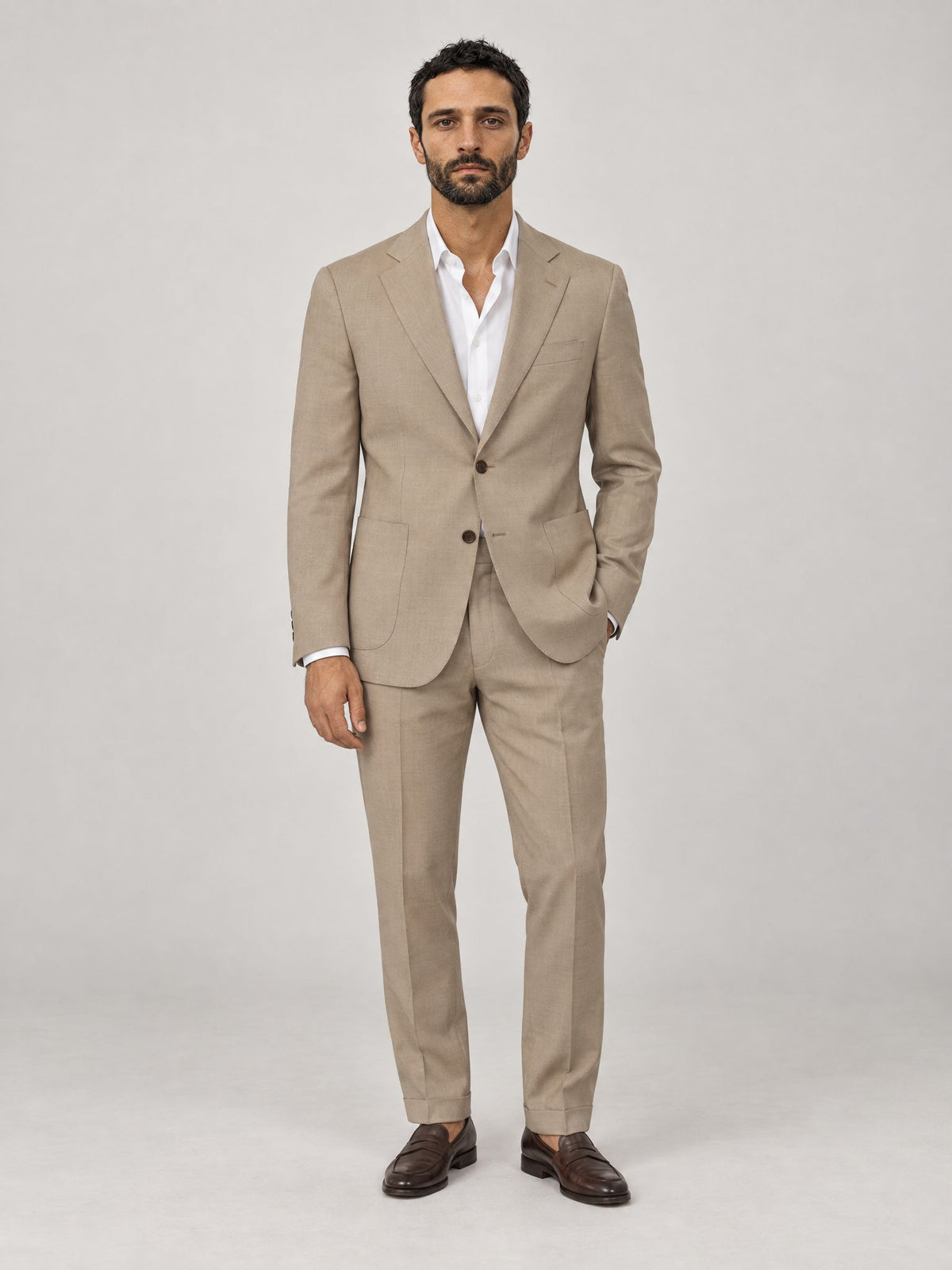 Marco indossa Abito Vitale Beige – Scarano Napoli #Colore_Beige
