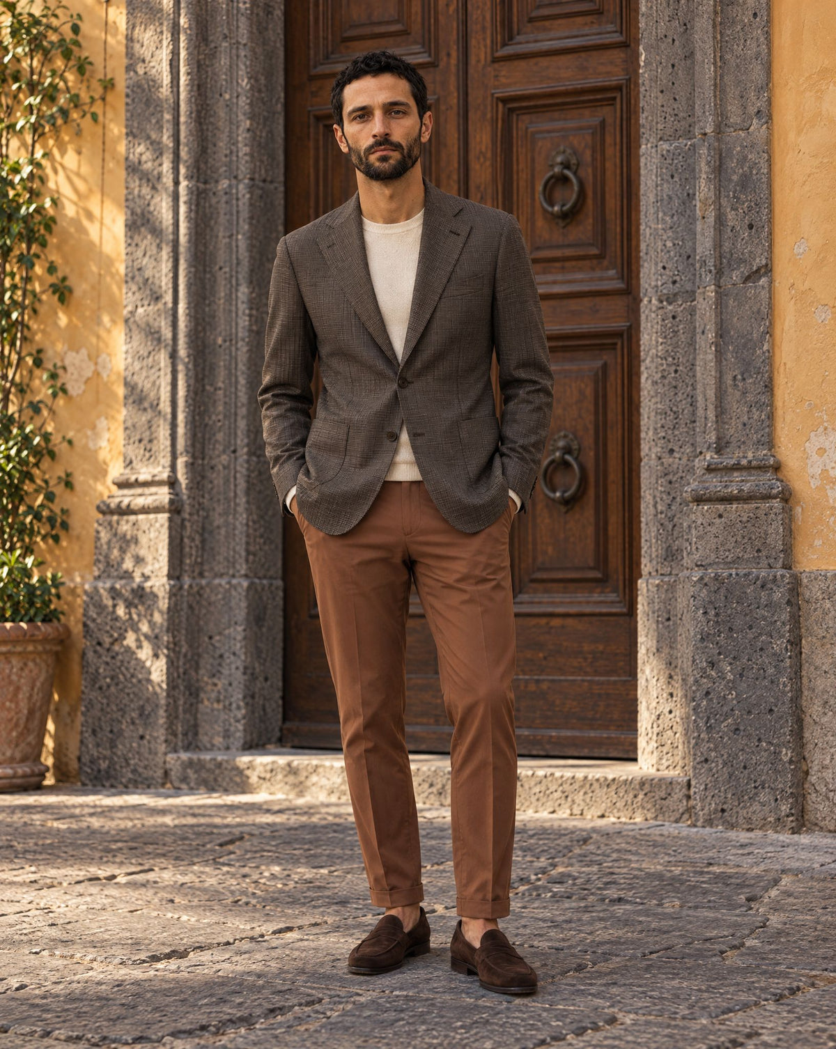 Look Scarano Napoli llevado por Marco