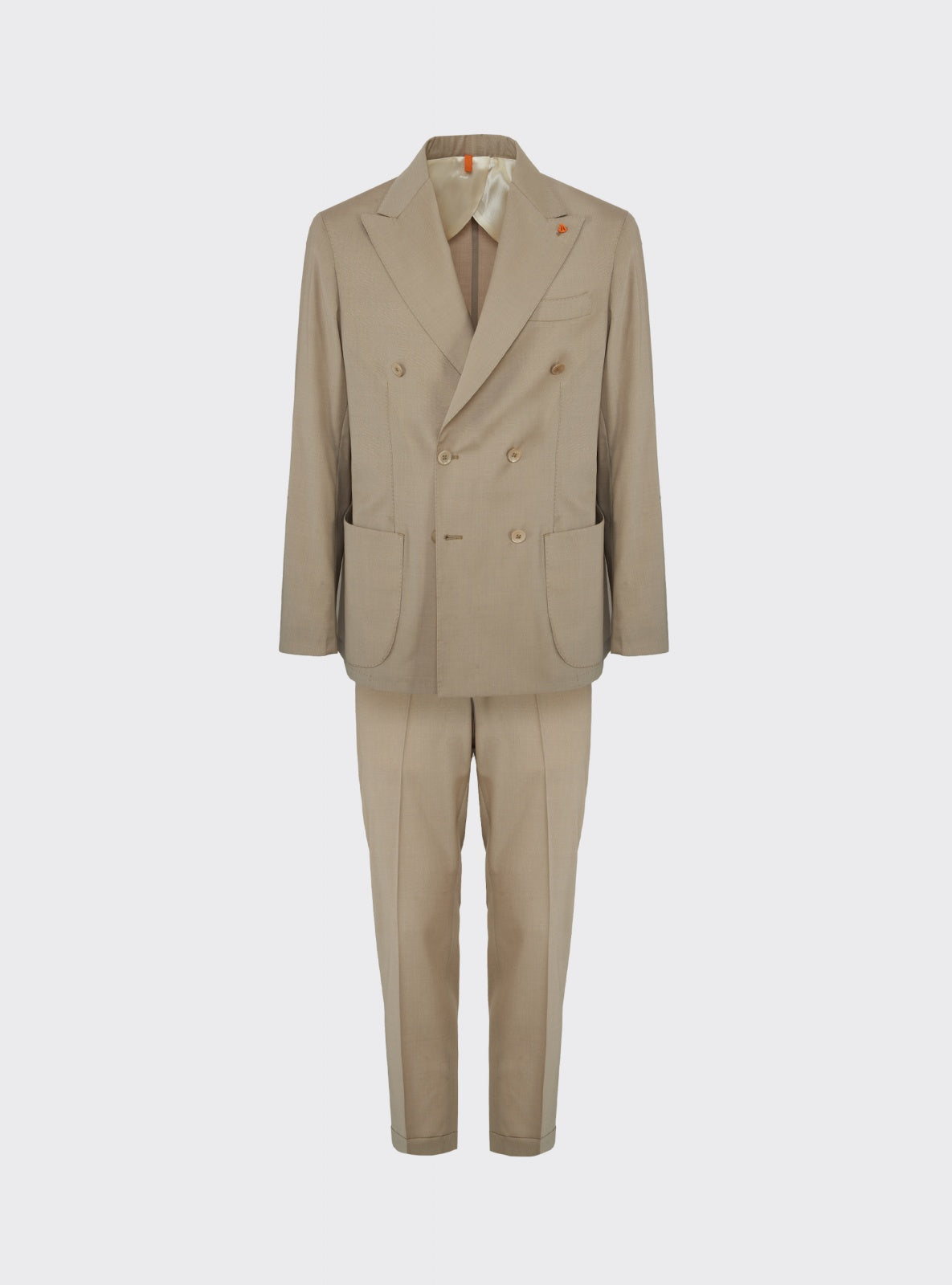 Tropea Double-Breasted Suit Beige – Scarano Napoli #Colour_Beige