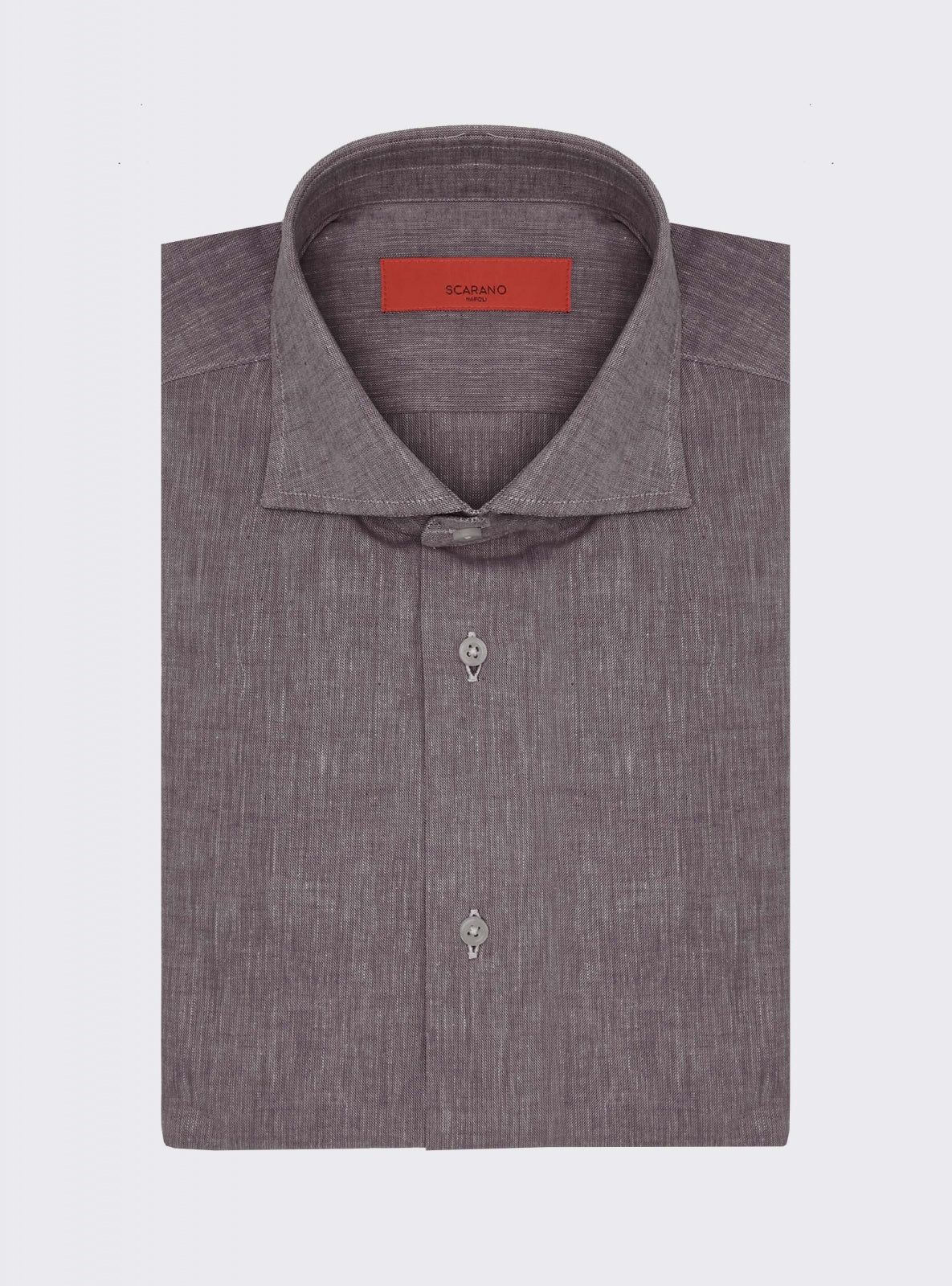 Camicia di Lino Tortora – Scarano Napoli #Colore_Tortora