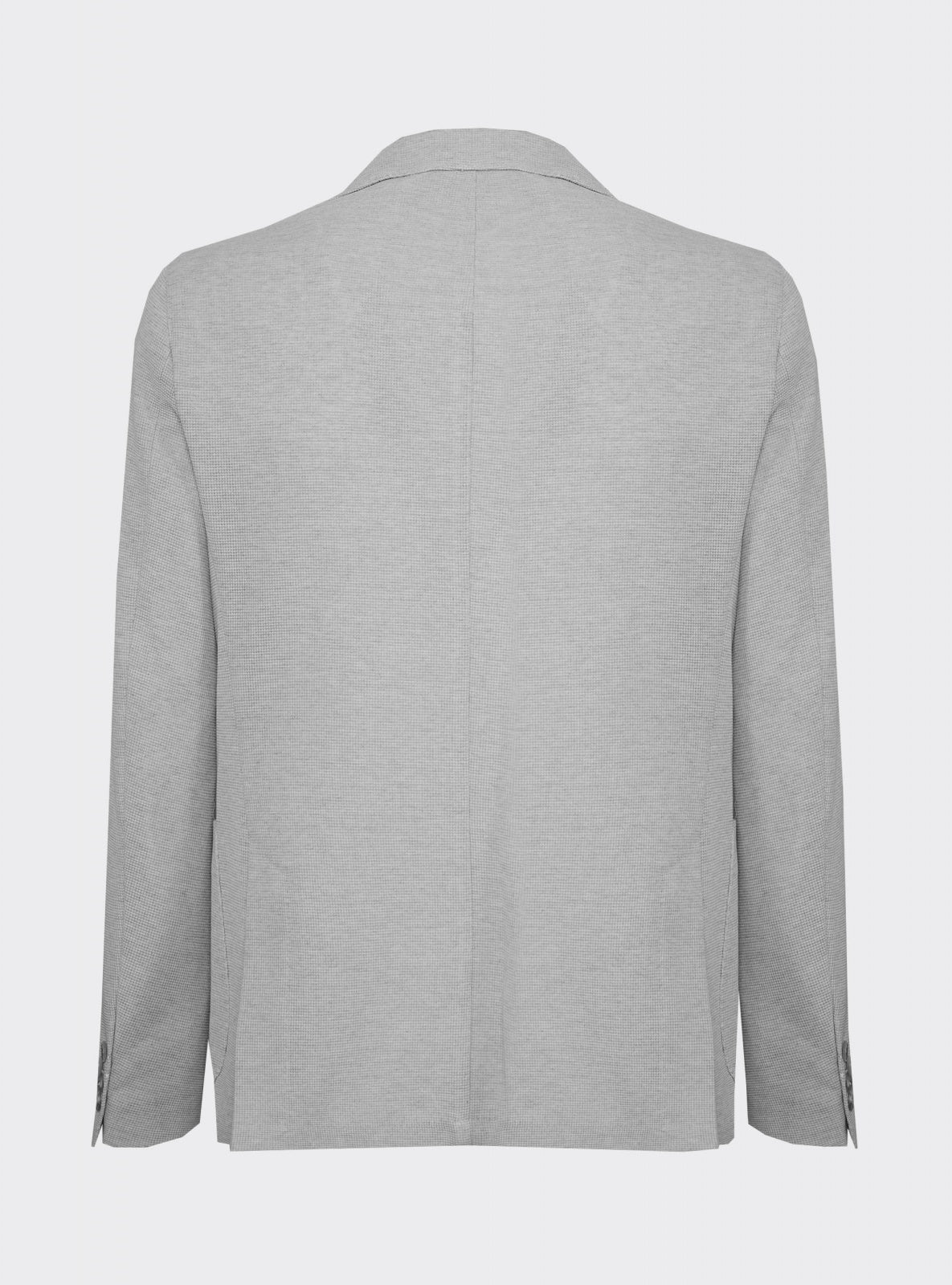 Rodi Jersey Jacket Grey – detail – Scarano Napoli #Colour_Grey