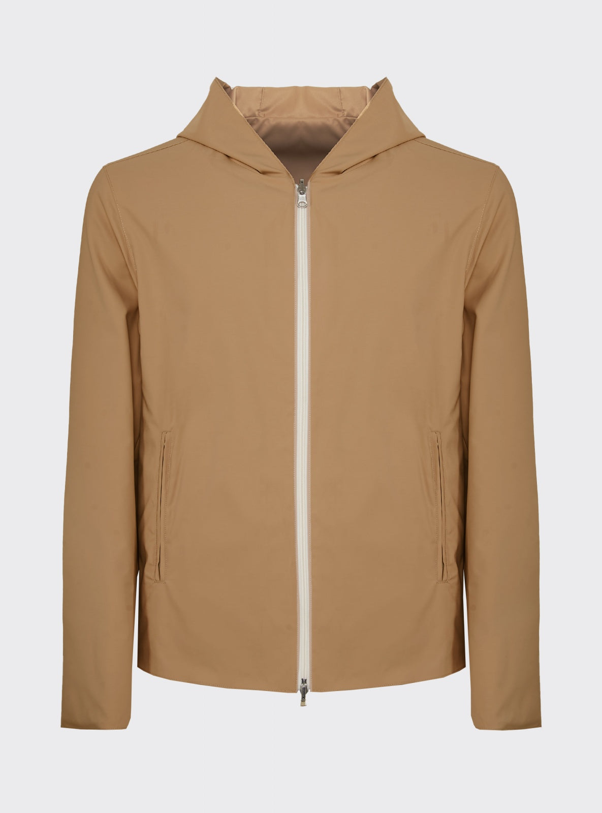 Jay Reversible Technical Jacket Light Beige / Dark Beige – detail – Scarano Napoli #Colour_Light Beige / Dark Beige