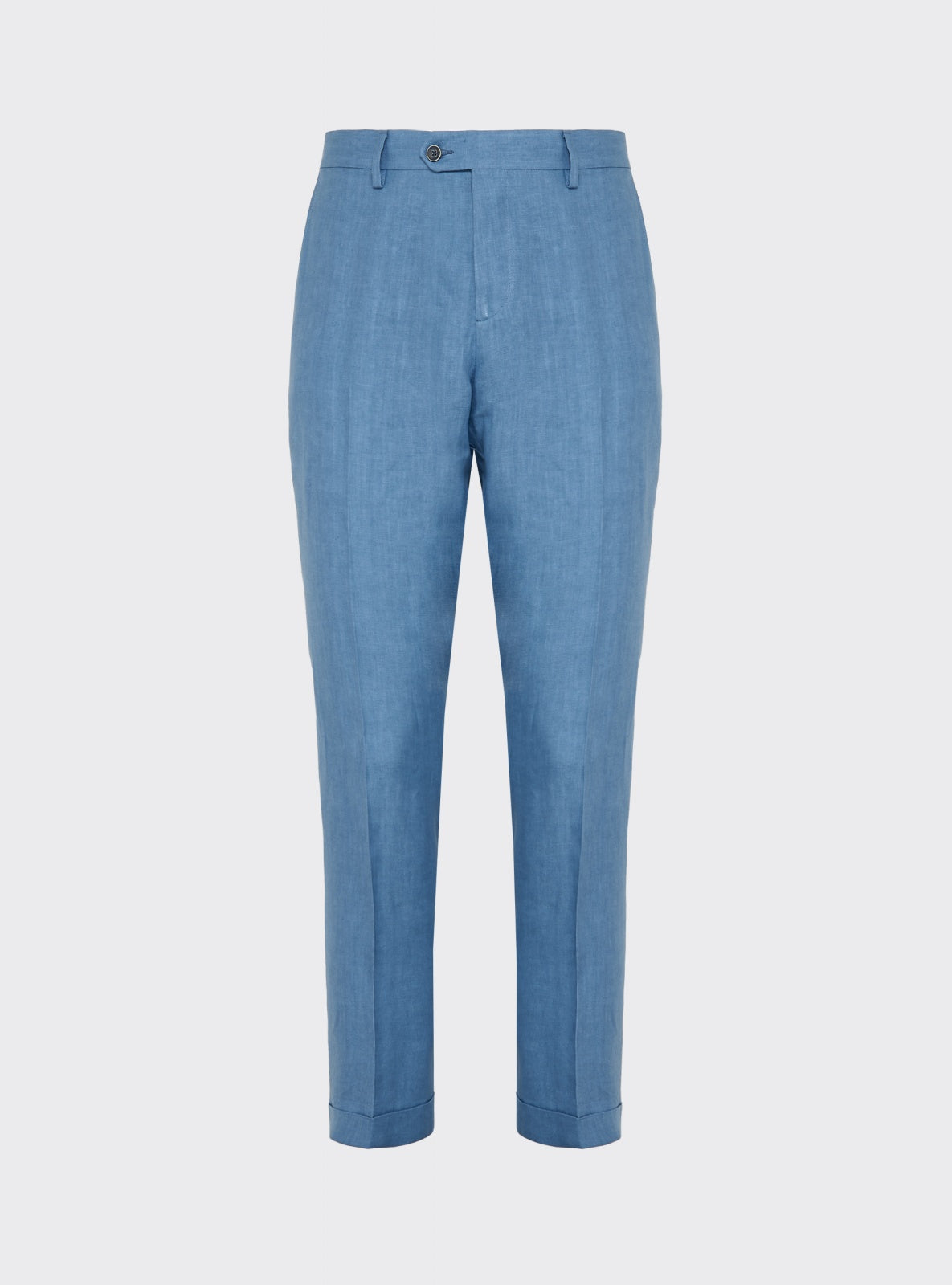 Pantalón Angelo de Lino Azul Cielo – Scarano Napoli #Color_Azul Cielo