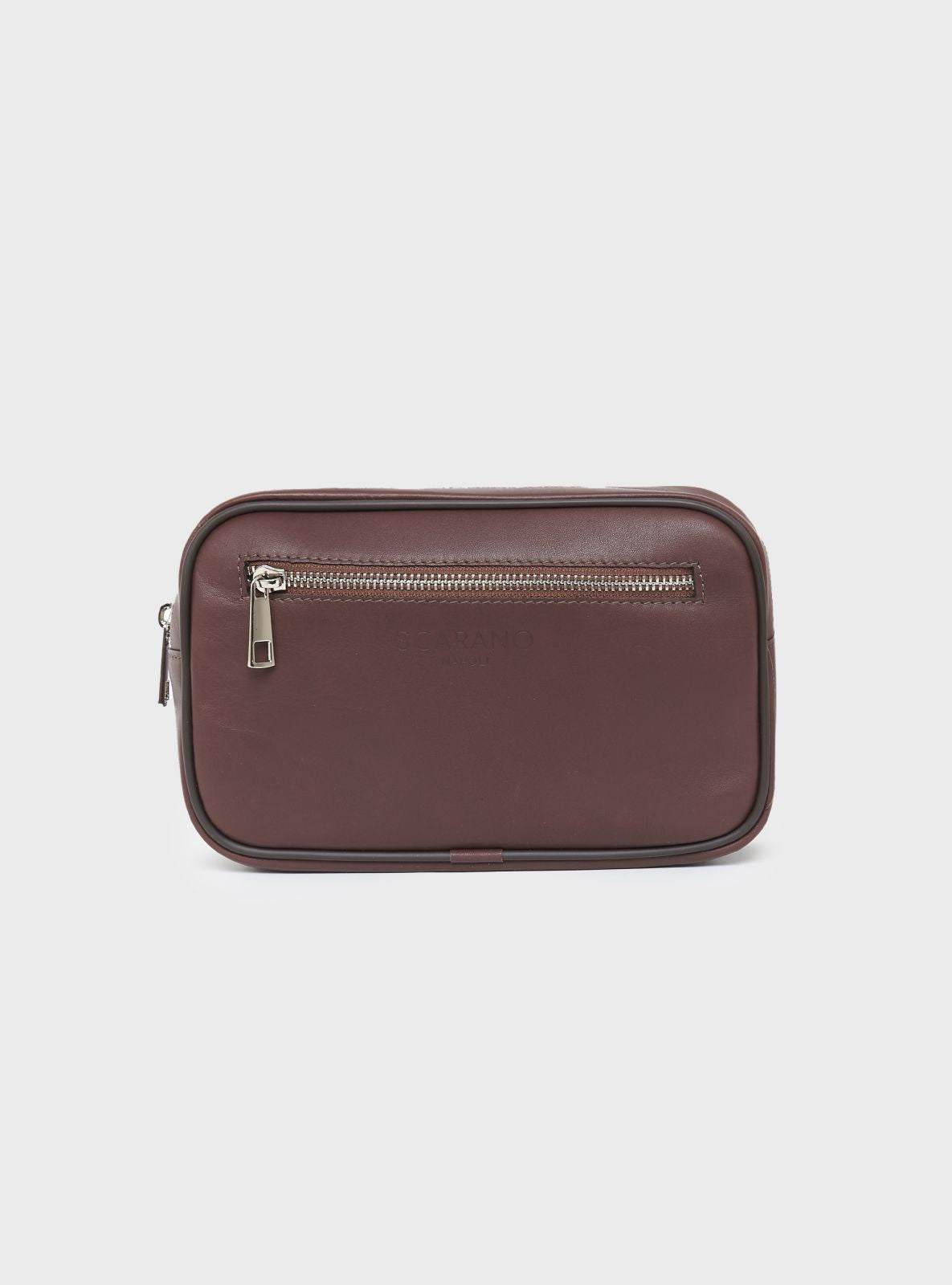 Pochette uomo in pelle moro – Scarano Napoli