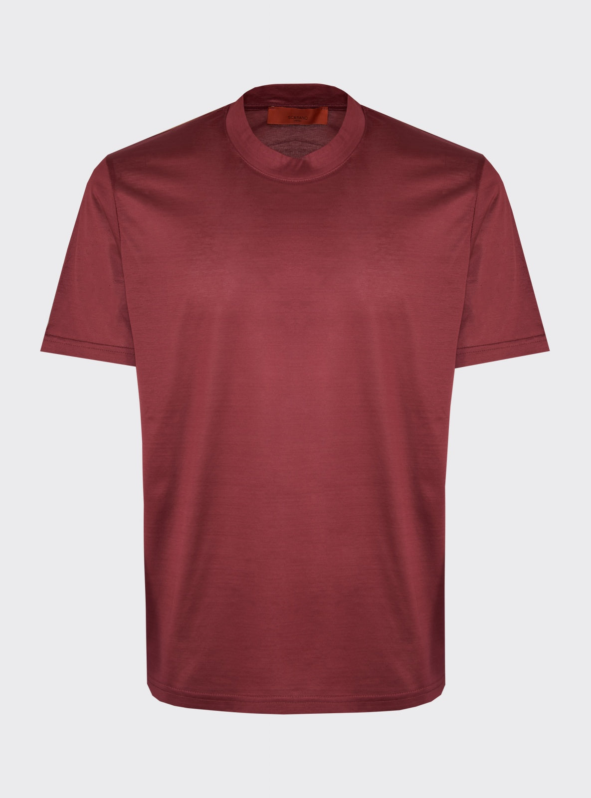 T-Shirt Filo di Scozia Bordeaux – Scarano Napoli #Colore_Bordeaux