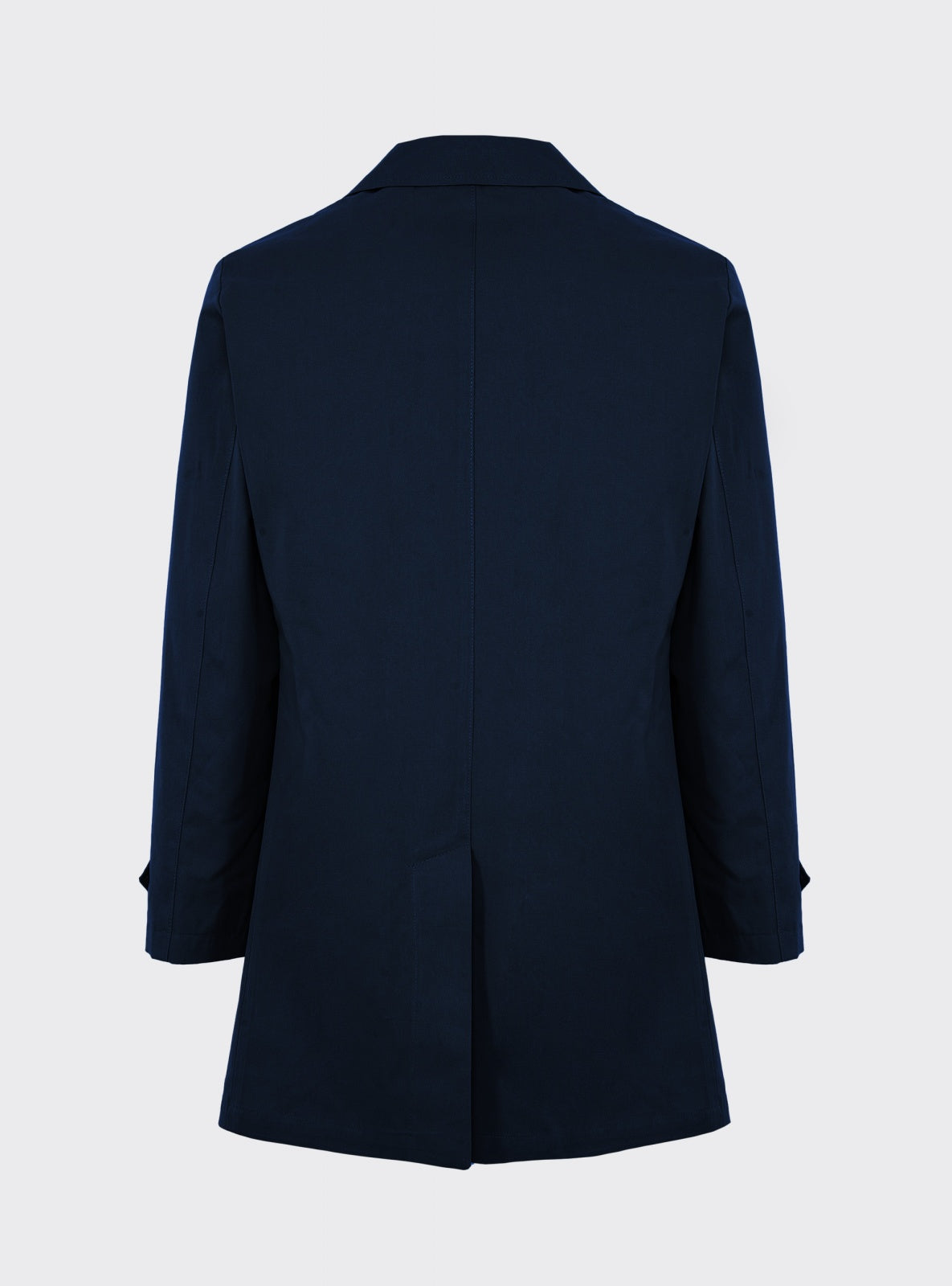 Trench Cotone Blu – dettaglio – Scarano Napoli #Colore_Blu