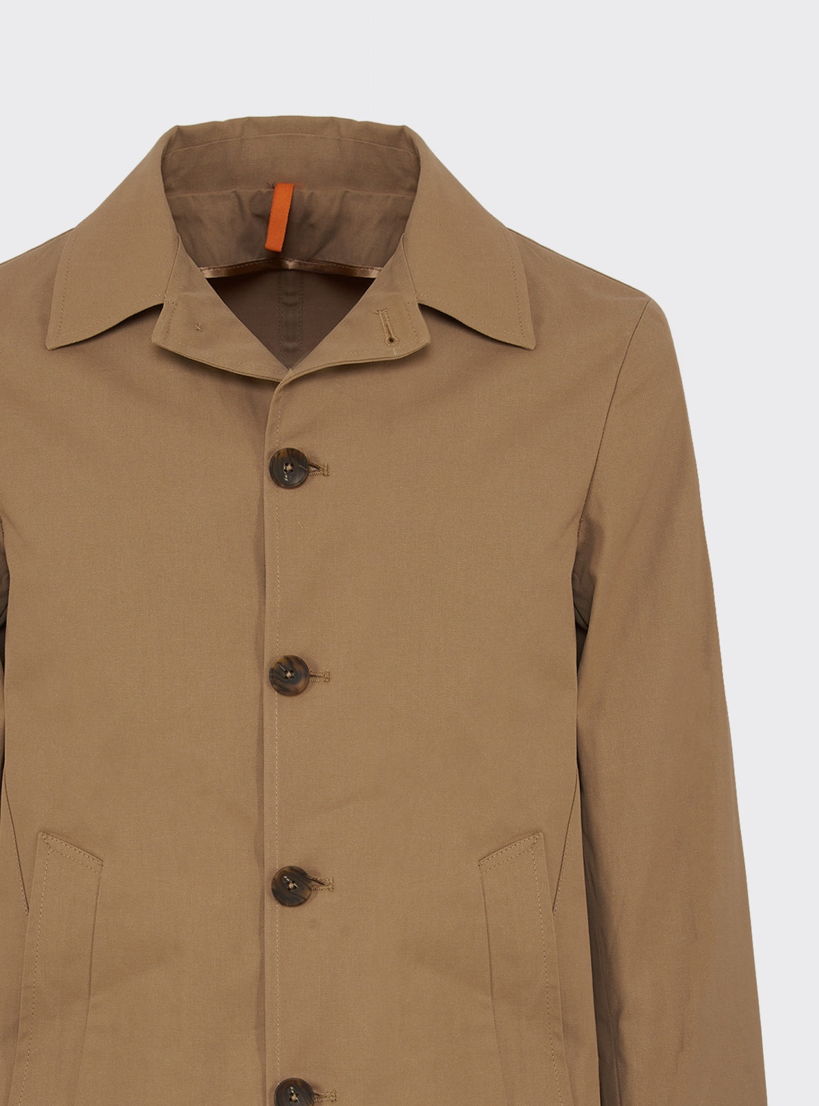 Trench Cotone Beige – dettaglio – Scarano Napoli #Colore_Beige