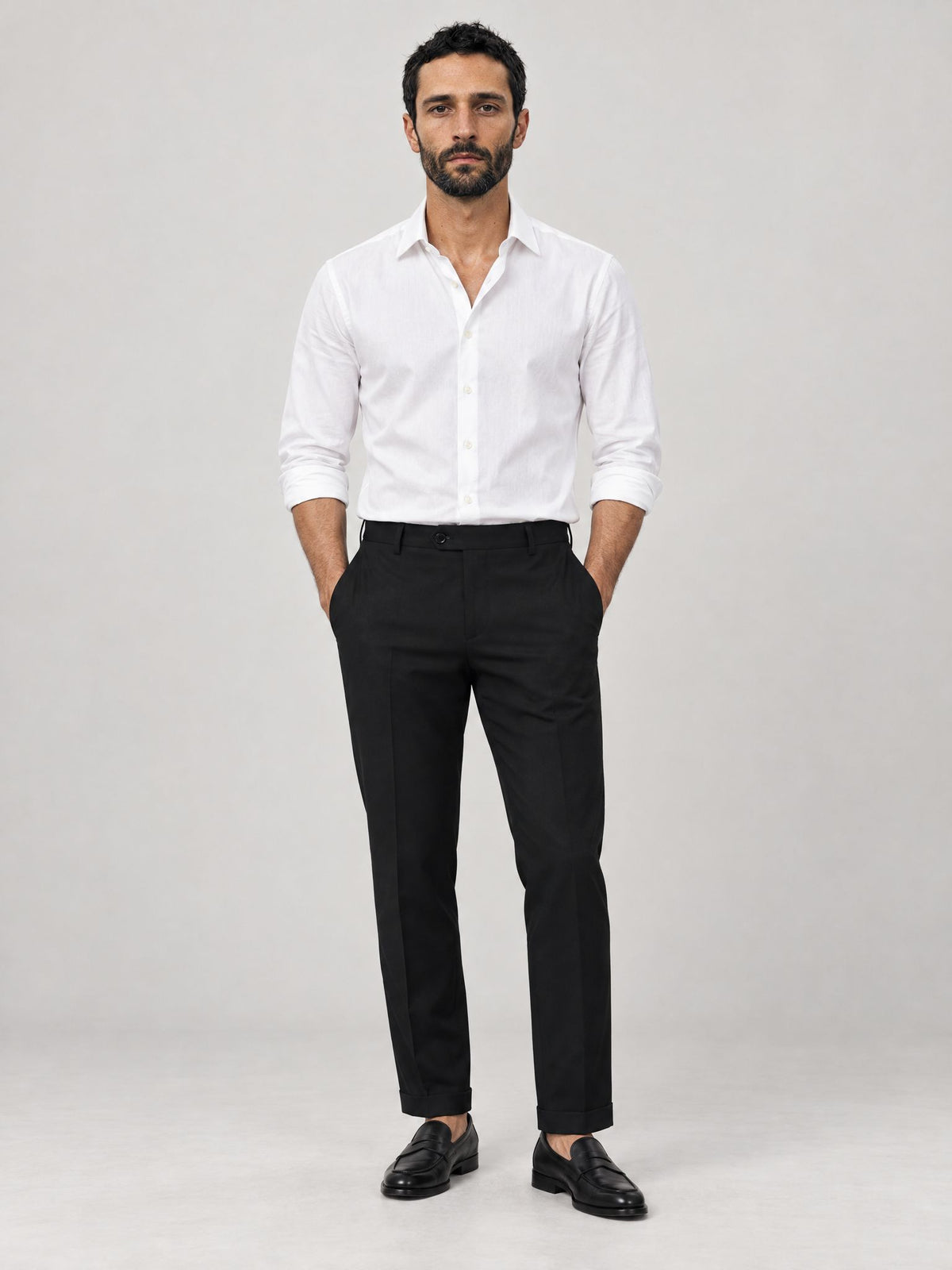 Marco indossa Pantalone Angelo Tropea Nero – Scarano Napoli #Colore_Nero
